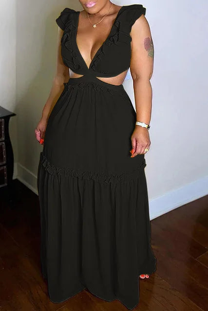 LuxeLure™ Dress V-Neck — Shape Your Curves, Own Every Glance with Effortless All-Day Glamour