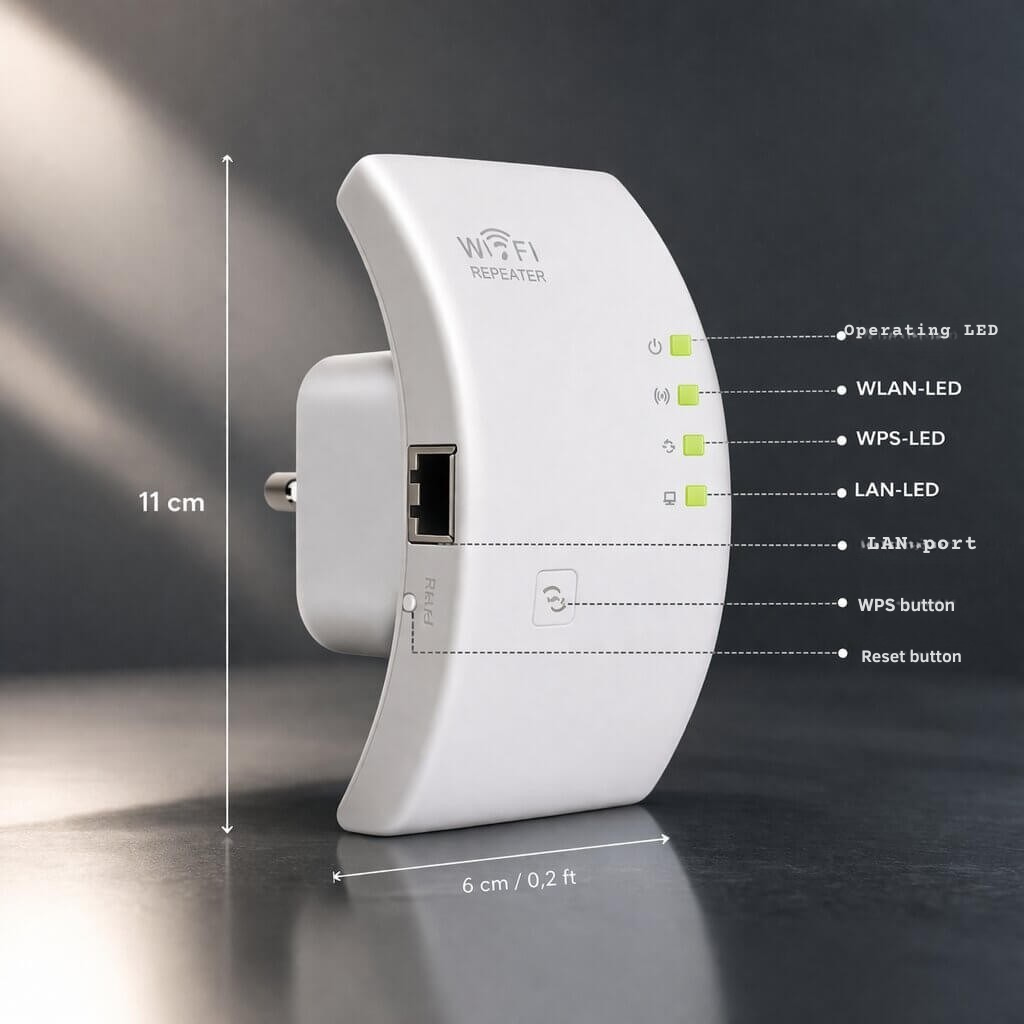 Signal Amplifier | Extended Range | Simple Plug and Play Installation | WiFiora