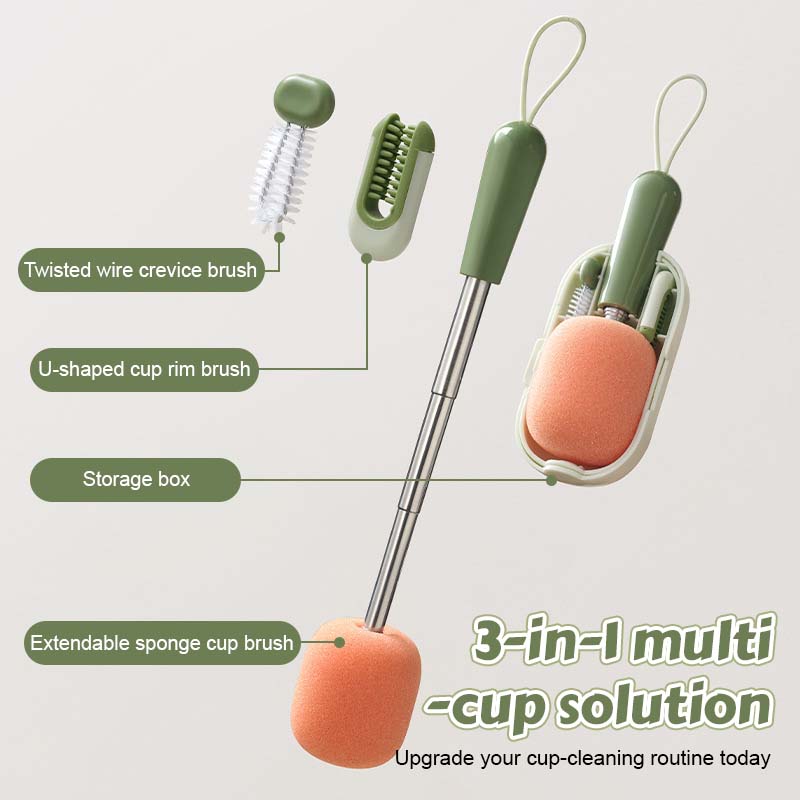 Flexible Cup Cleaning Brush – Effortlessly Reaches Deep Corners!