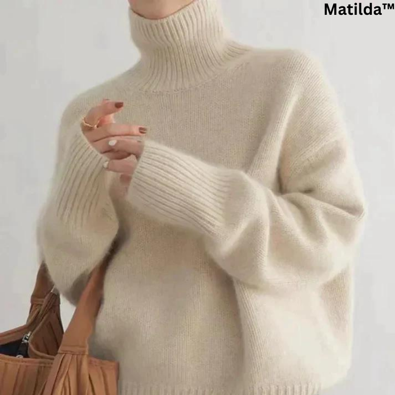 Solvena™ Cashmere Turtleneck Sweater — Wrap Yourself in Featherlight Warmth and Timeless Elegance
