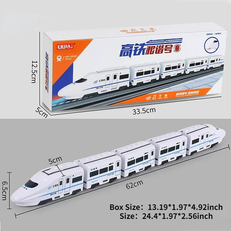 Realistic Toy High-Speed Train for Kids