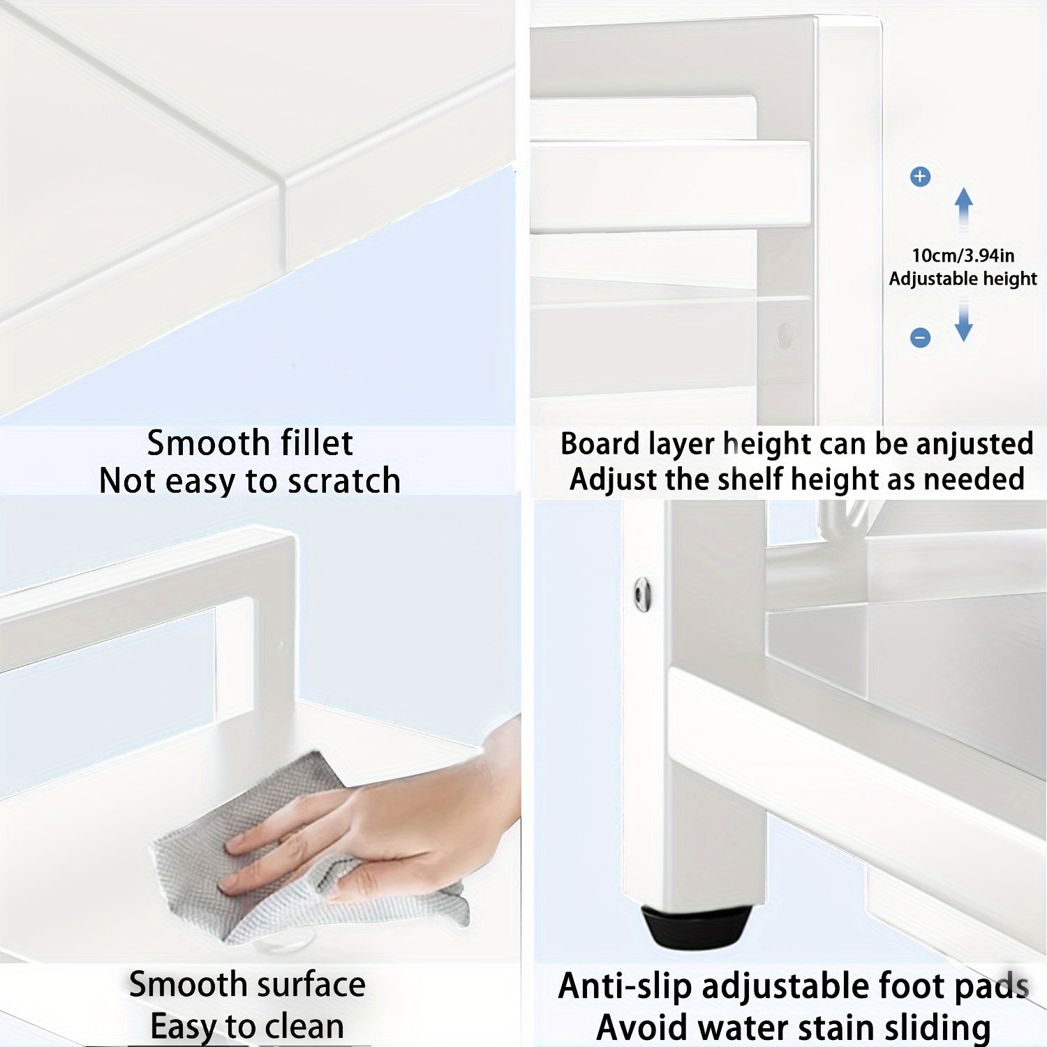 Expandable Microwave Rack with 2 Tiers