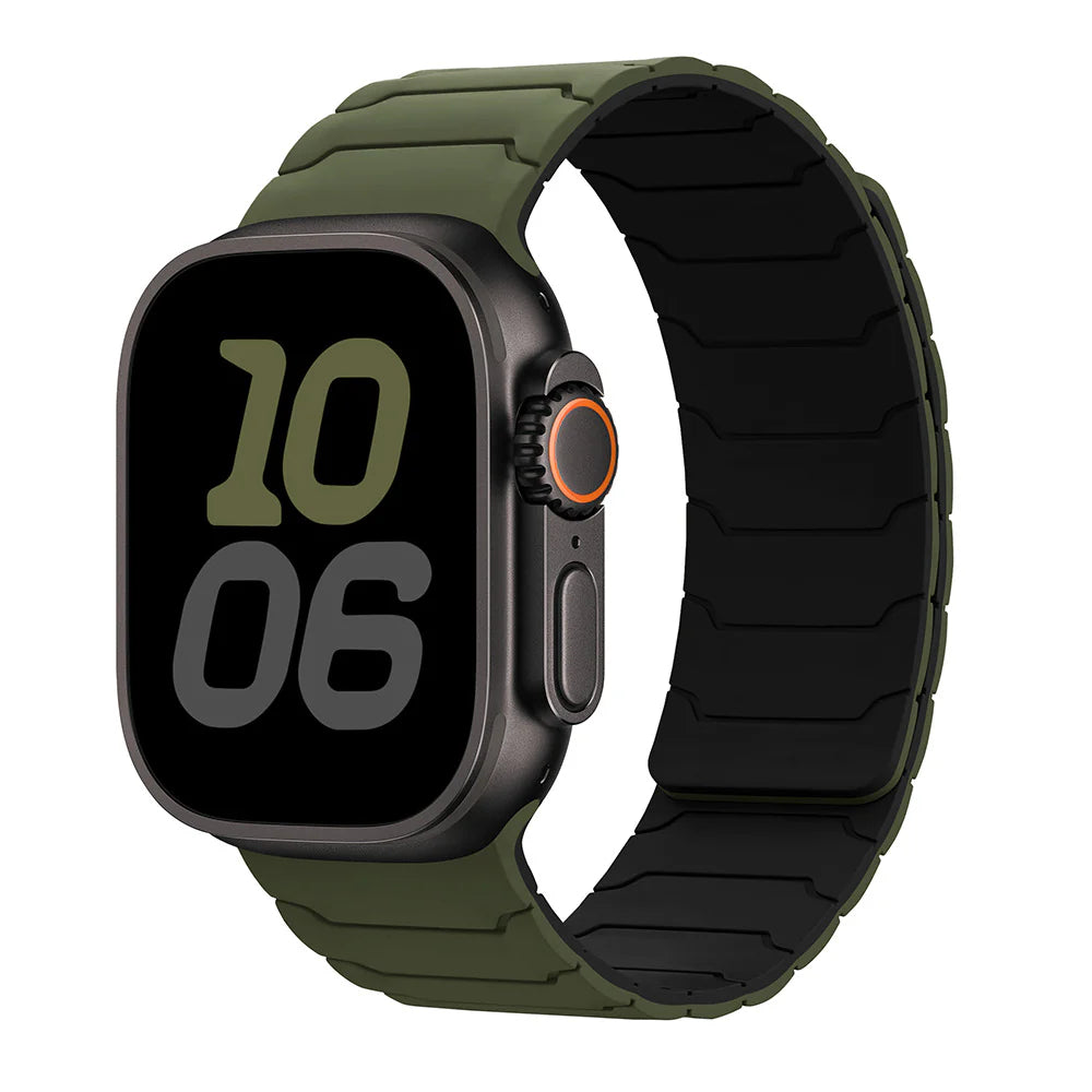 Silicone Magnetic Watch Band for Apple Timepiece