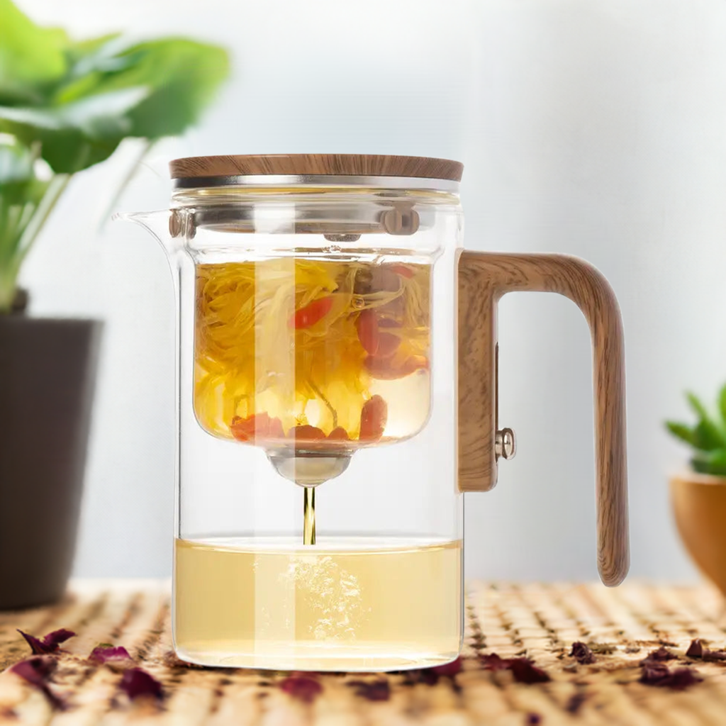 TeaCraftr™ — Effortless Elegance Brewing Your Perfect, Calm-Inducing Cup Every Time