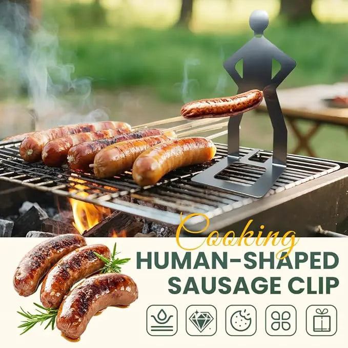 Stainless Steel Grill Holder Set – Pack of 4