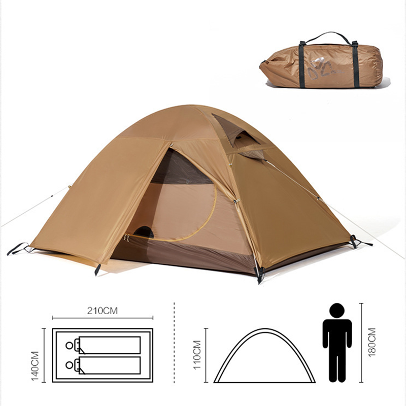 Quick-Setup Freestanding Tent for Two Campers