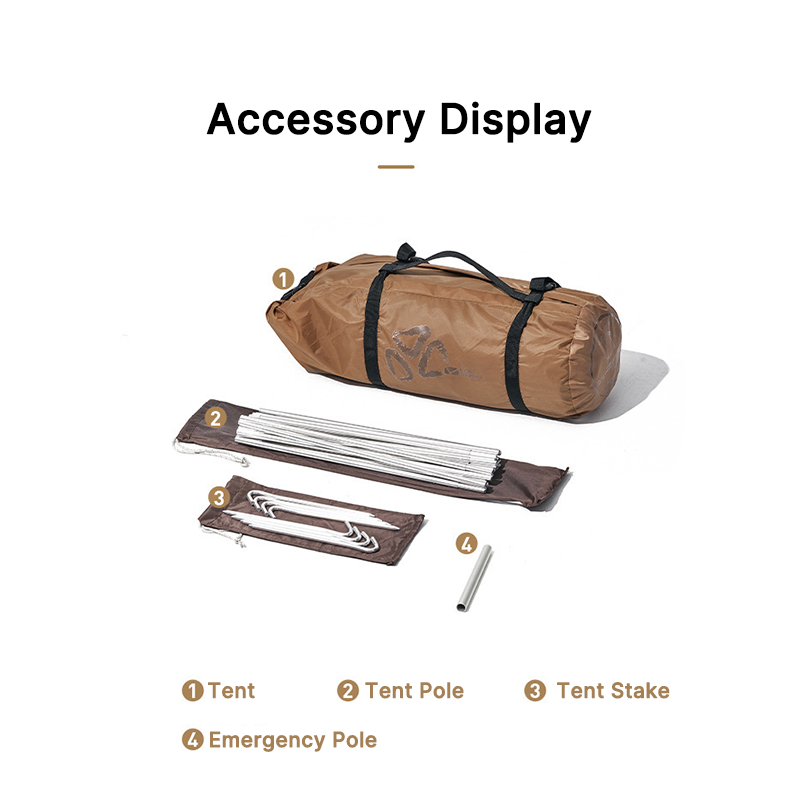 Quick-Setup Freestanding Tent for Two Campers