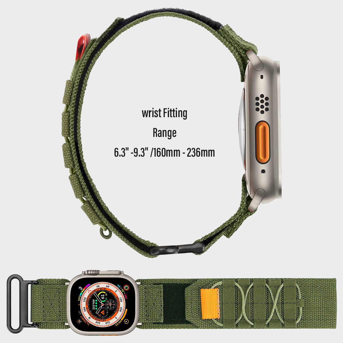 Nylon Tactical Strap for Smartwatch