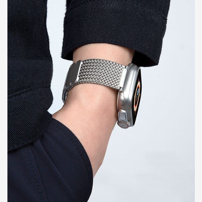Magnetic Braided Bracelet for Aurora Smartwatch Accessory