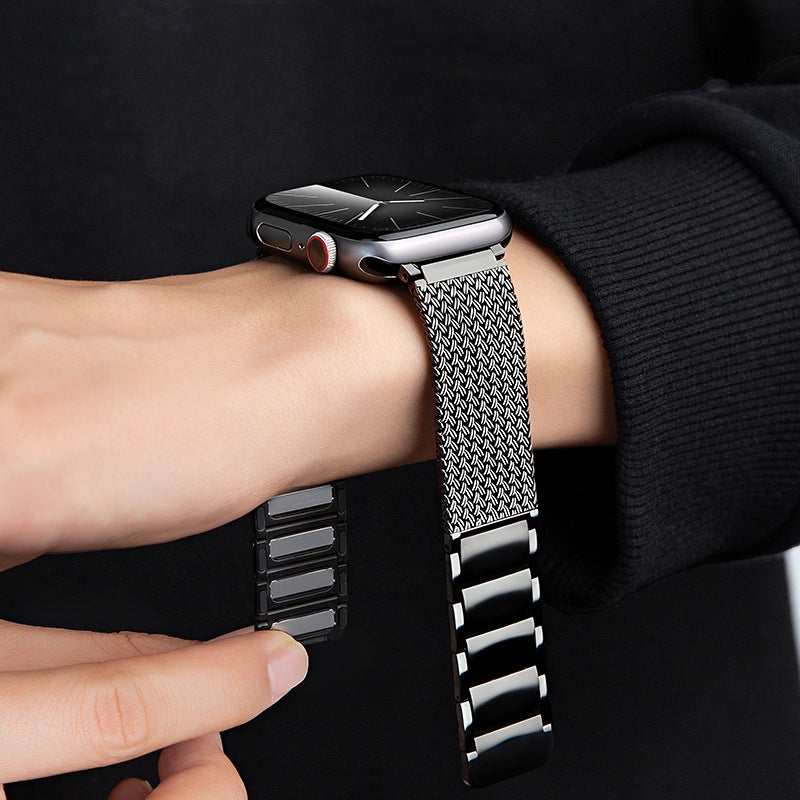 Magnetic Braided Bracelet for Aurora Smartwatch Accessory