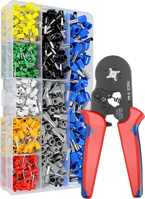 Crimping Tool Set with End Sleeves