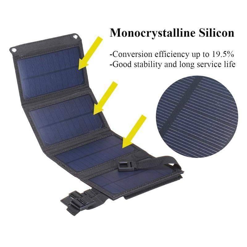 Portable 20W Solar Charger for Mobile Devices