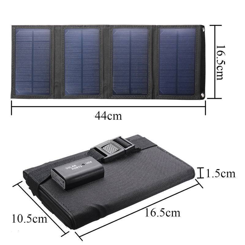 Portable 20W Solar Charger for Mobile Devices