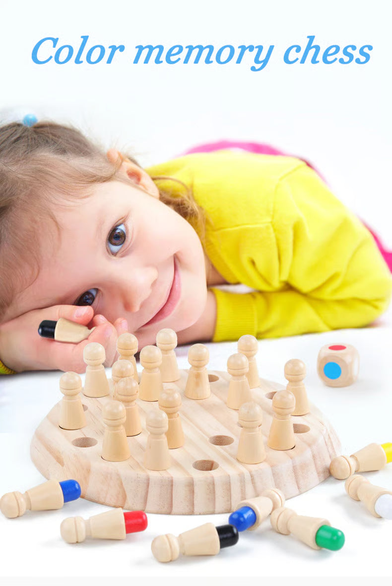 Wooden Memory Challenge — Brain Exercise to Enhance Memory and Coordination