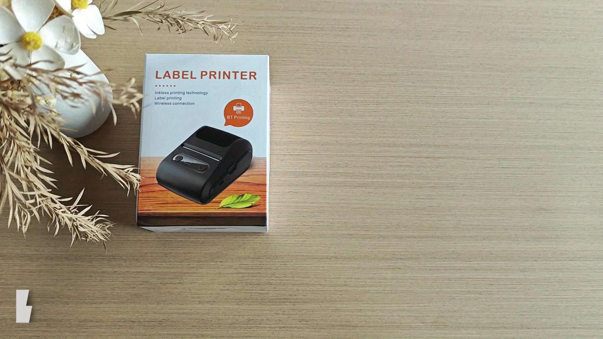 Compact Label Printer for Effortless, Ink-Free Labeling Anytime