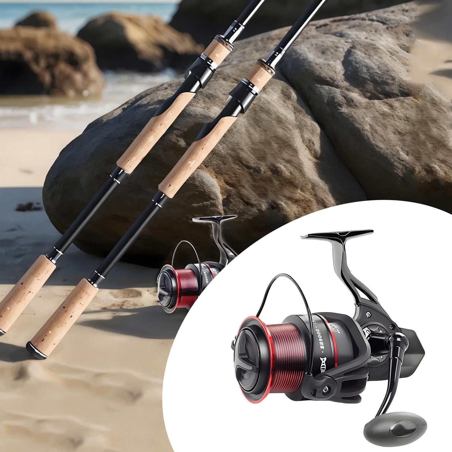 Ultra-Smooth Spinning Reel for Fishing - 22lb Drag Capability