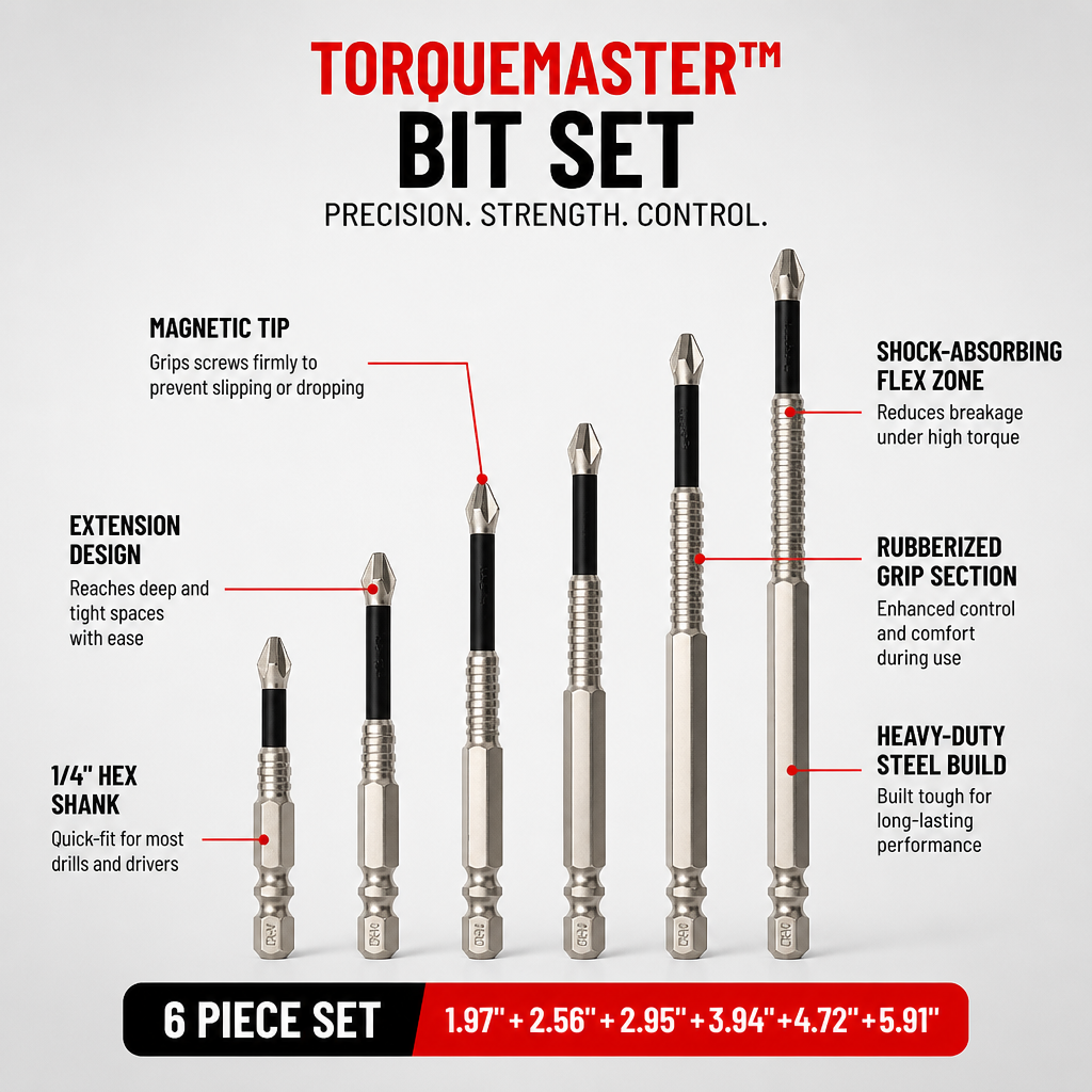 TorqueMaster™ — Lock Every Screw Instantly for Flawless, Frustration-Free Projects