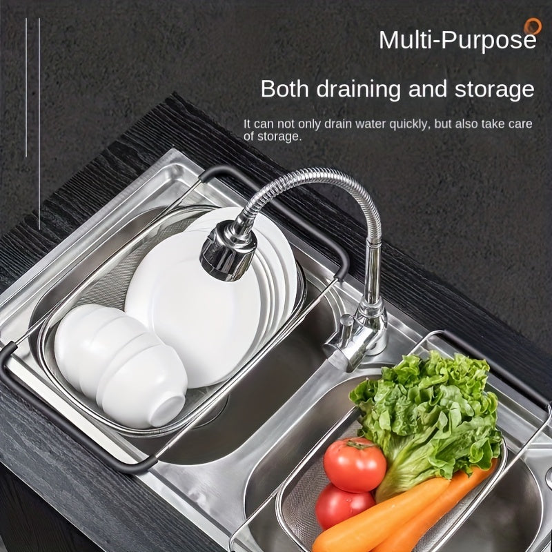 Retractable Stainless Steel Sink Strainer