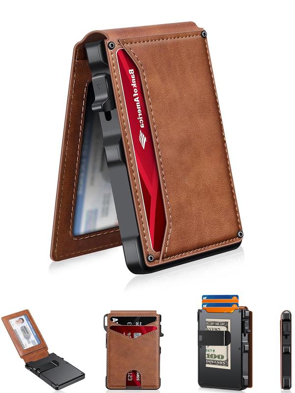Men's Wallet with Invisible Protection – Smart Security for Carefree Freedom
