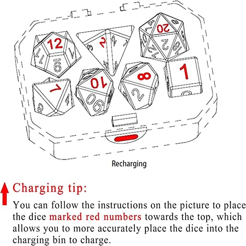 Light-Up Dice – Bring Your Game to Life with Magical Illumination!