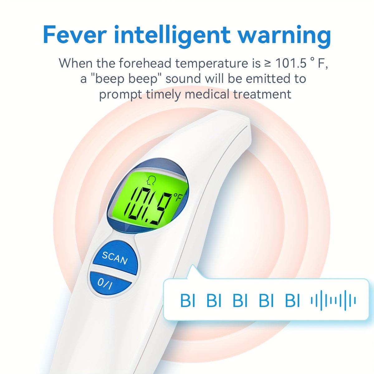 Non-Contact Infrared Forehead Thermometer