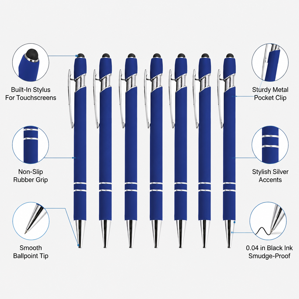 CheekyClick™ Stylus Pen Set — Turn Every Task Into a Smooth, Smile-Powered Win