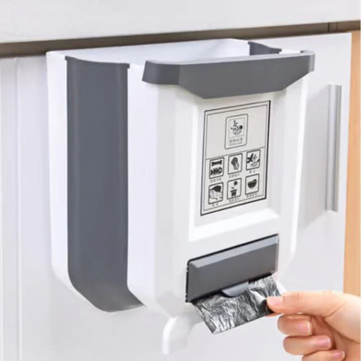 Collapsible Countertop Kitchen Trash Bin