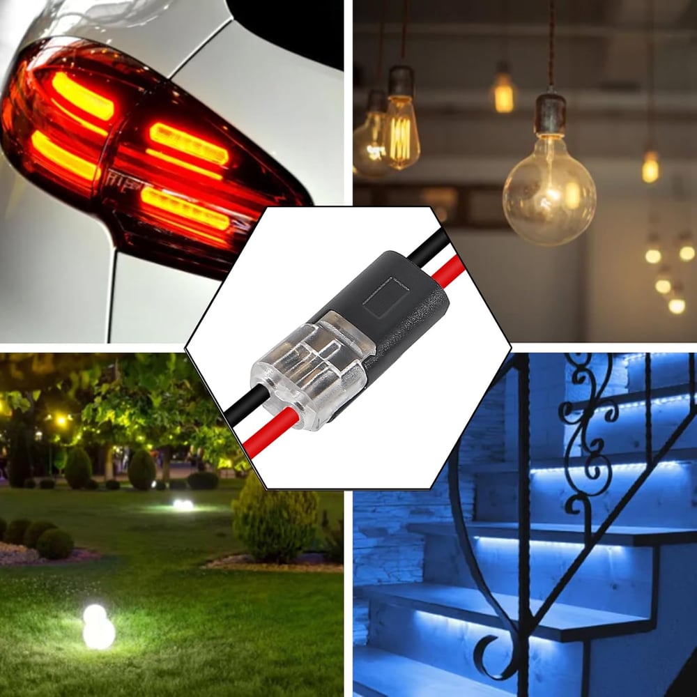 LED Connector for Quick and Easy Connections Without Soldering