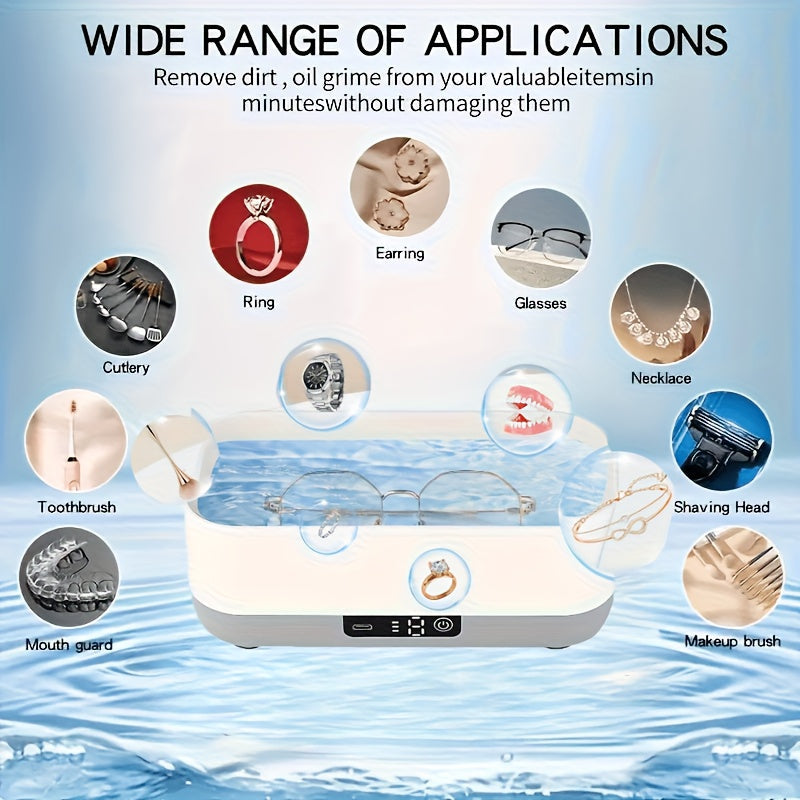 360° Ultrasonic Cleaner for Jewelry and Dental Prosthetics