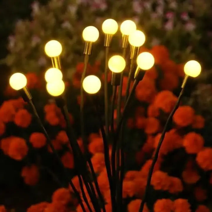 Waterproof Solar Firefly Lanterns (6 LEDs)