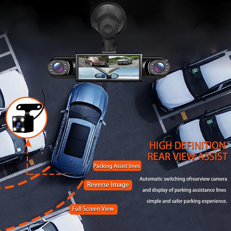 4-Channel Dashboard Camera – Comprehensive Protection for Worry-Free Driving