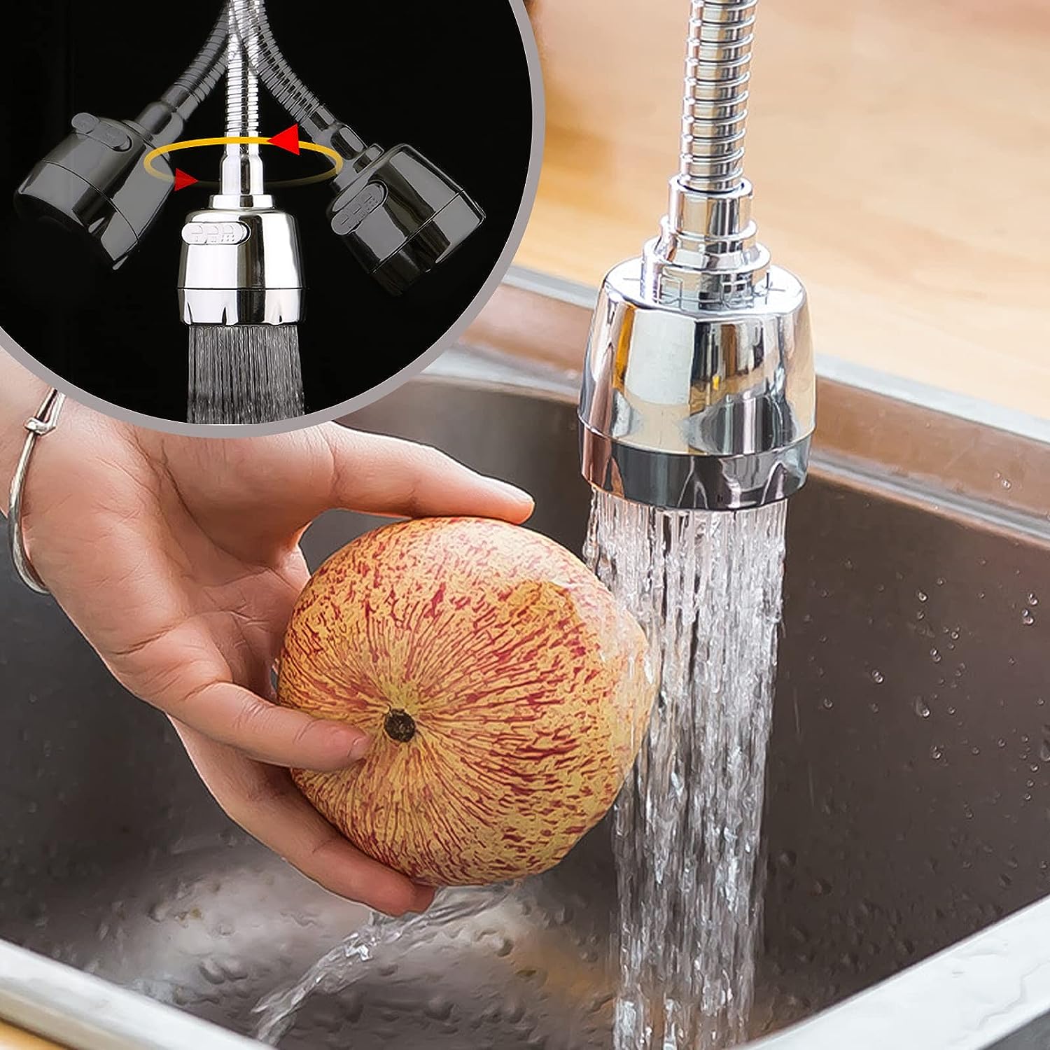 Aquaflex360 – Effortlessly Clean Every Corner for Easy Dishwashing
