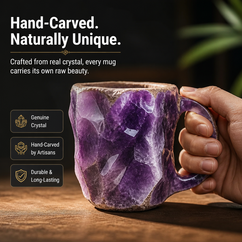 CrystalLuxe™ — Turn Every Sip into a Warm Hug of Natural Elegance