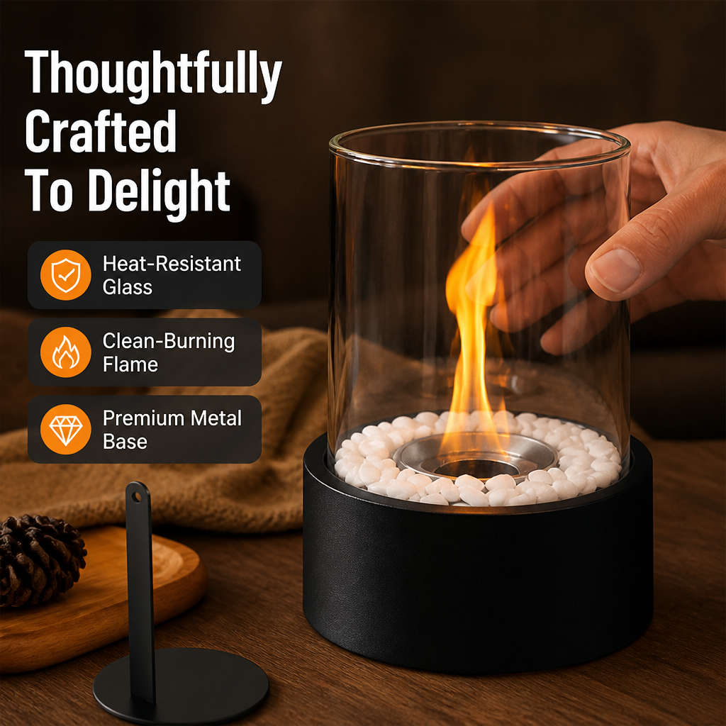 EmberMist™ — Unleash Cozy, Smokeless Warmth Anywhere You Go
