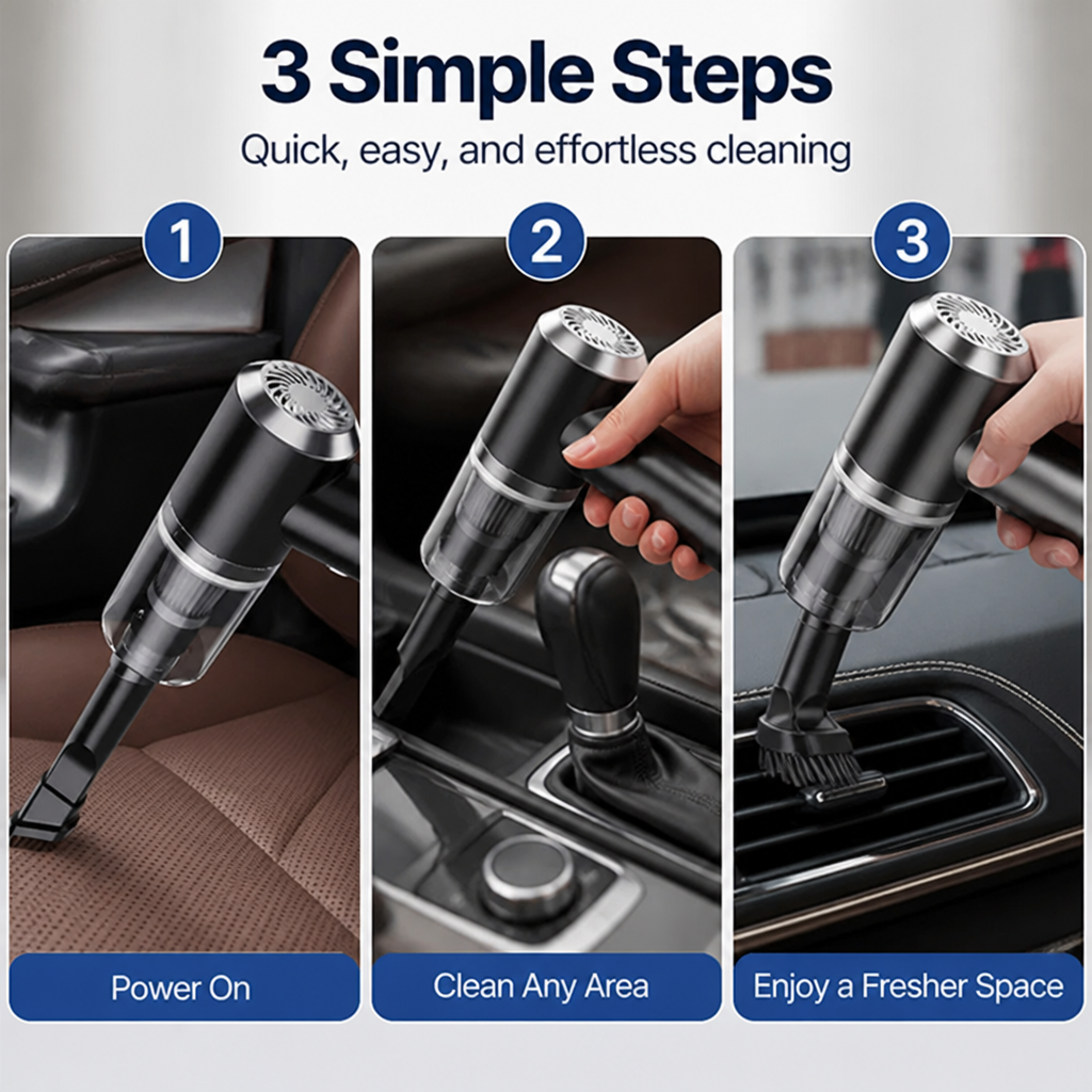 SwiftSweep™ — Conquer Every Mess with Effortless, Cordless Power