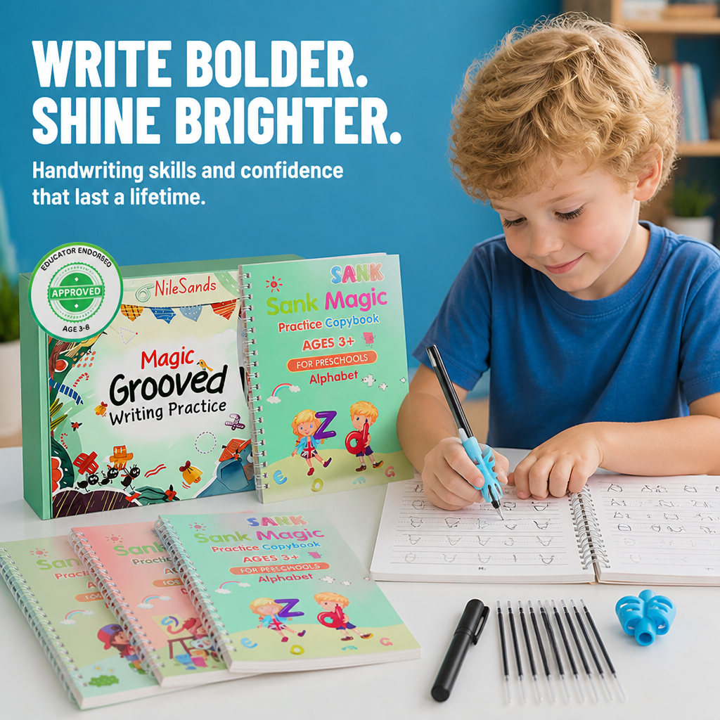 PenCraft Magic™ — Guide Messy Letters Into Neat, Confident Handwriting Kids Practice on Their Own
