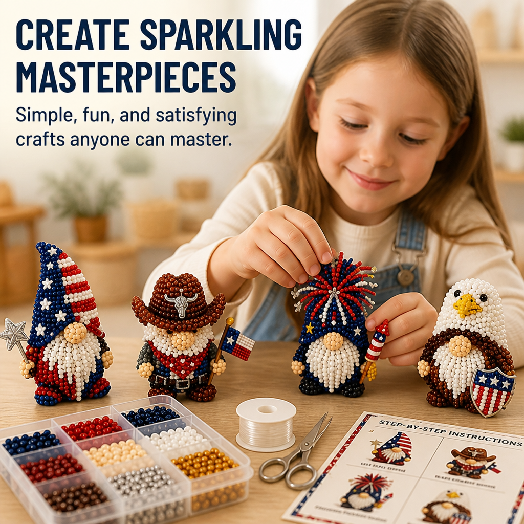 LumaBead™ — Unleash Calm Creativity and Craft Sparkling 3D Animal Wonders