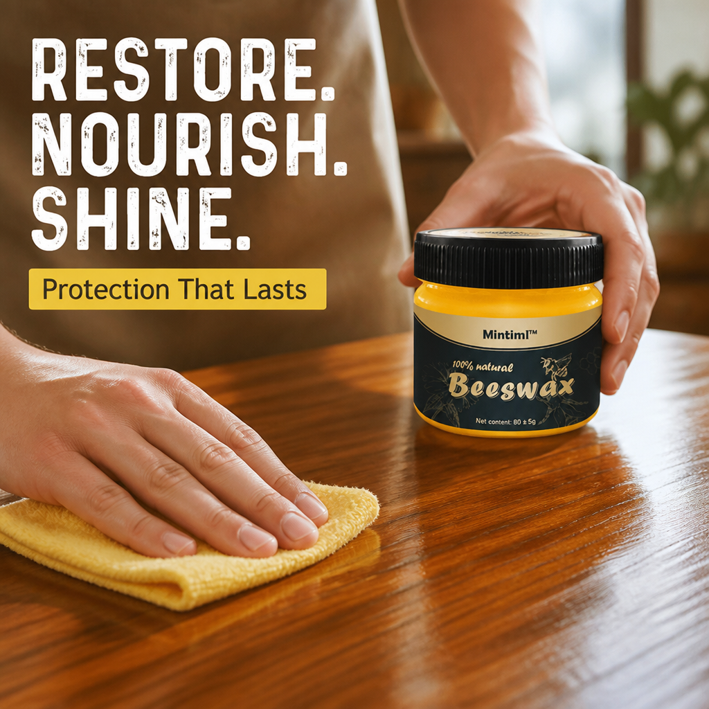 VeroLuxe™ Wood Revival Beeswax — Ignite Stunning Shine and Bring Your Wood Back to Life