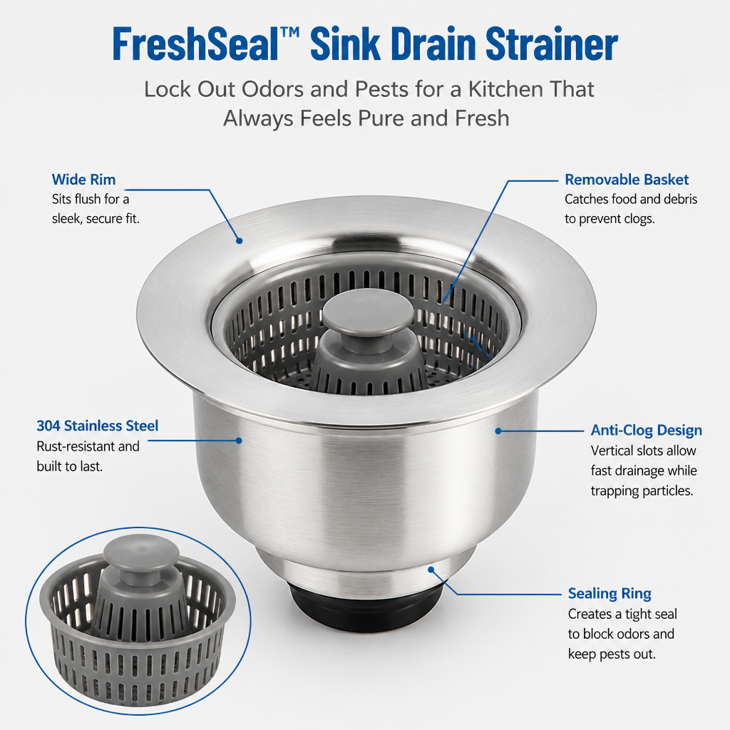 FreshSeal™ — Lock Out Odors and Pests for a Kitchen That Always Feels Pure and Fresh