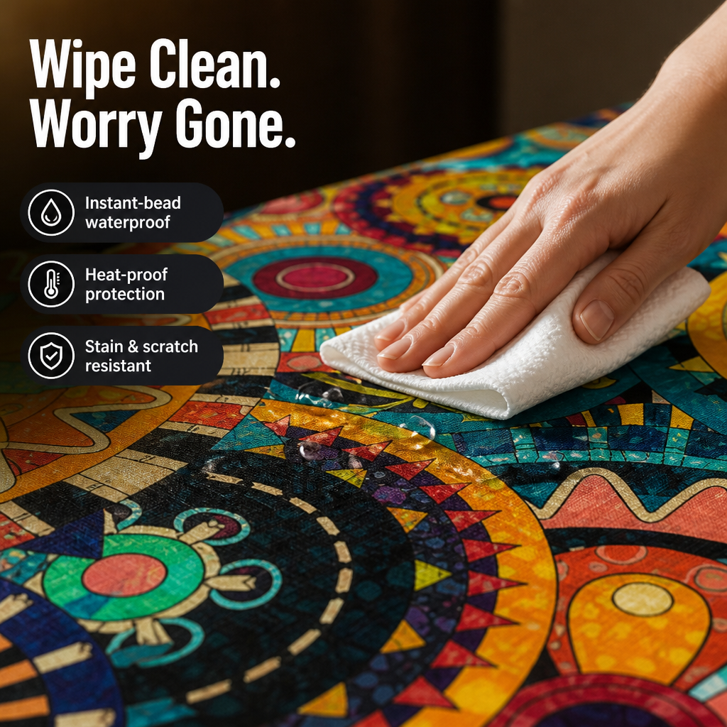 VivaLuxe™ — Brighten Every Meal With Wipe-Clean Boho Color That Never Fades