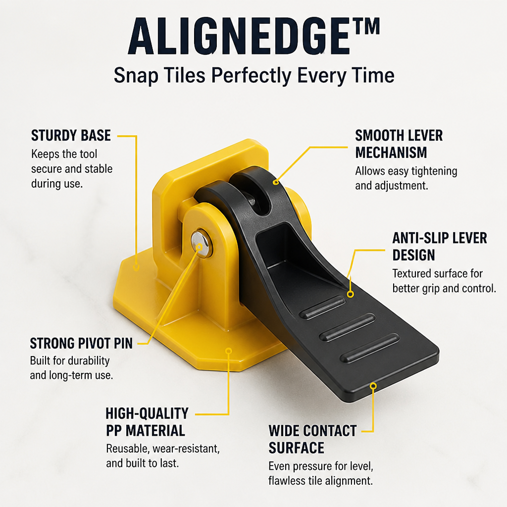 AlignEdge™ — Snap Tiles Perfectly Every Time for Stunning, Stress-Free Results