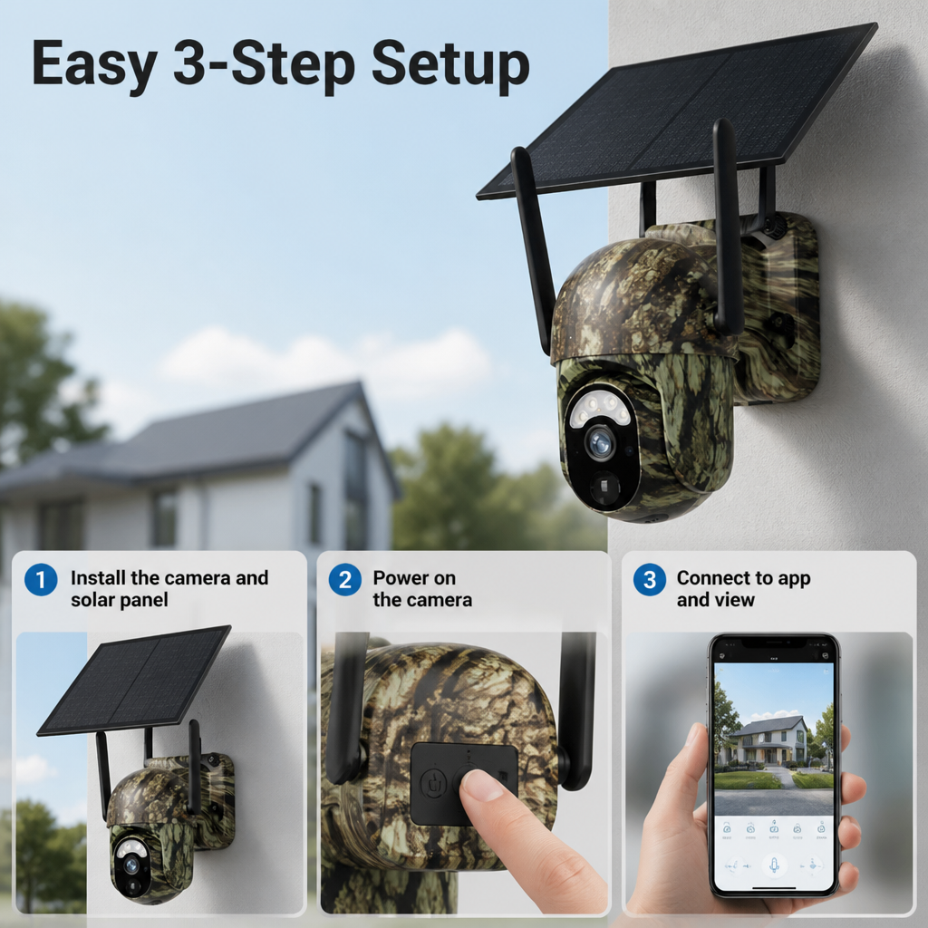 LumaGuard™ — Never Miss a Moment with Endless Solar-Powered Vigilance