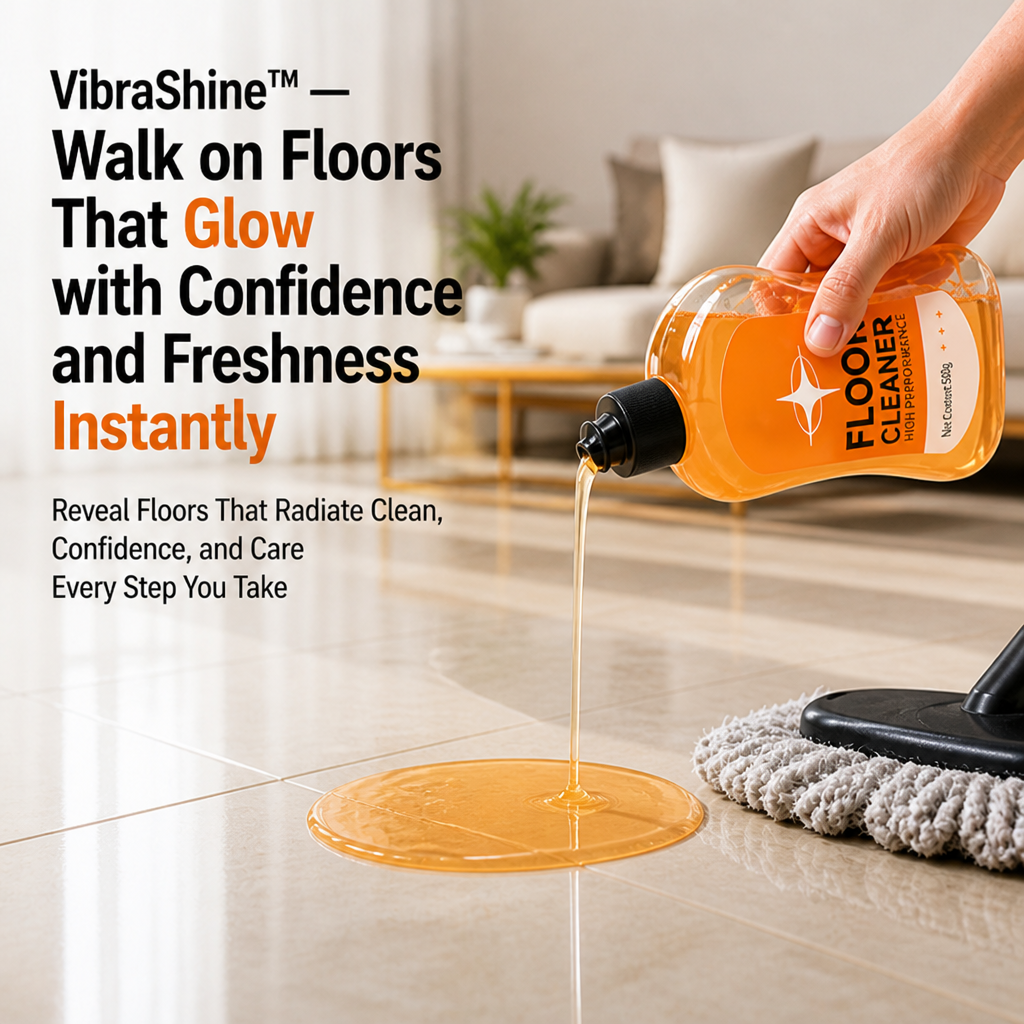 VibraShine™ — Walk on Floors That Glow with Confidence and Freshness Instantly