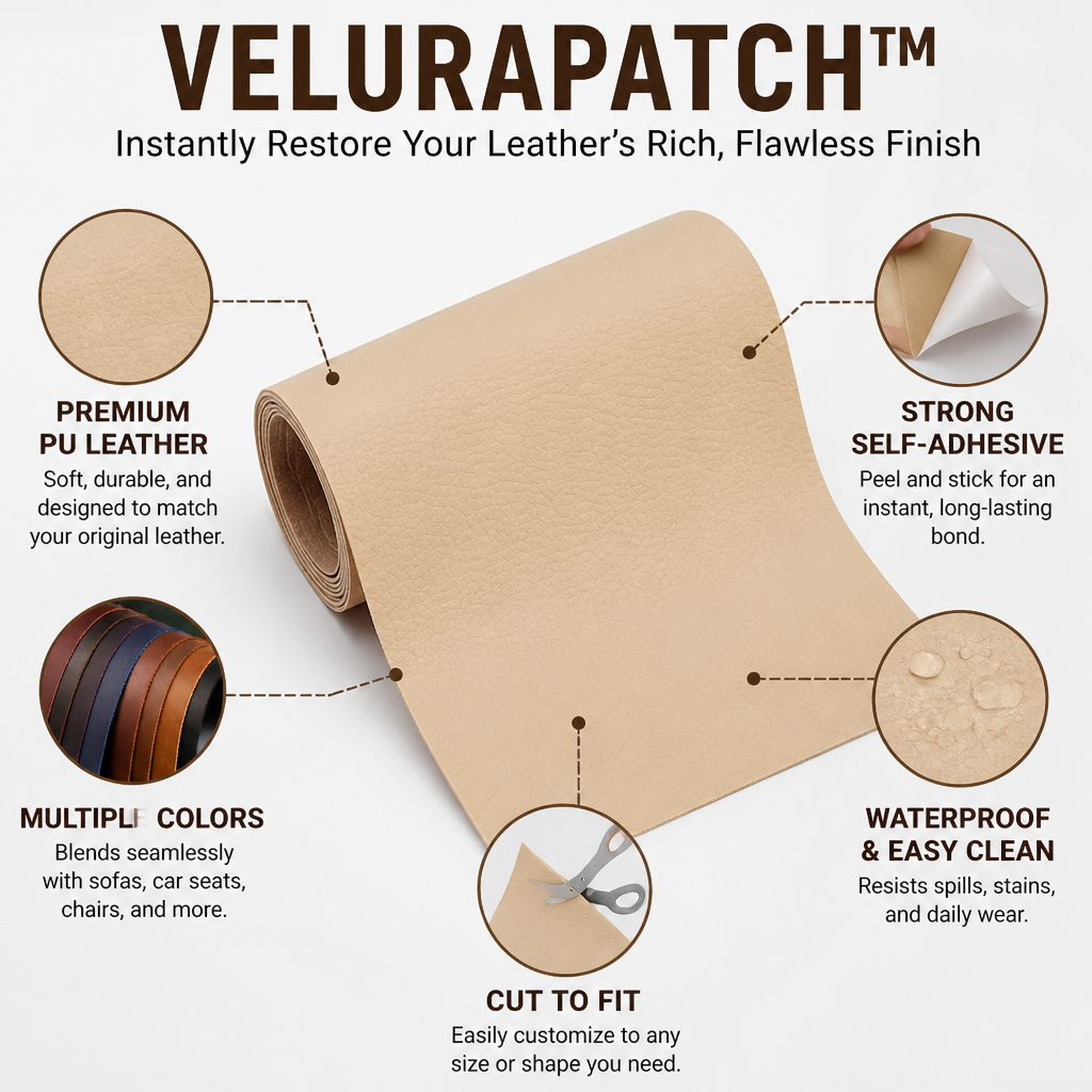 VeluraPatch™ — Instantly Restore Your Leather’s Rich, Flawless Finish Without the Hassle