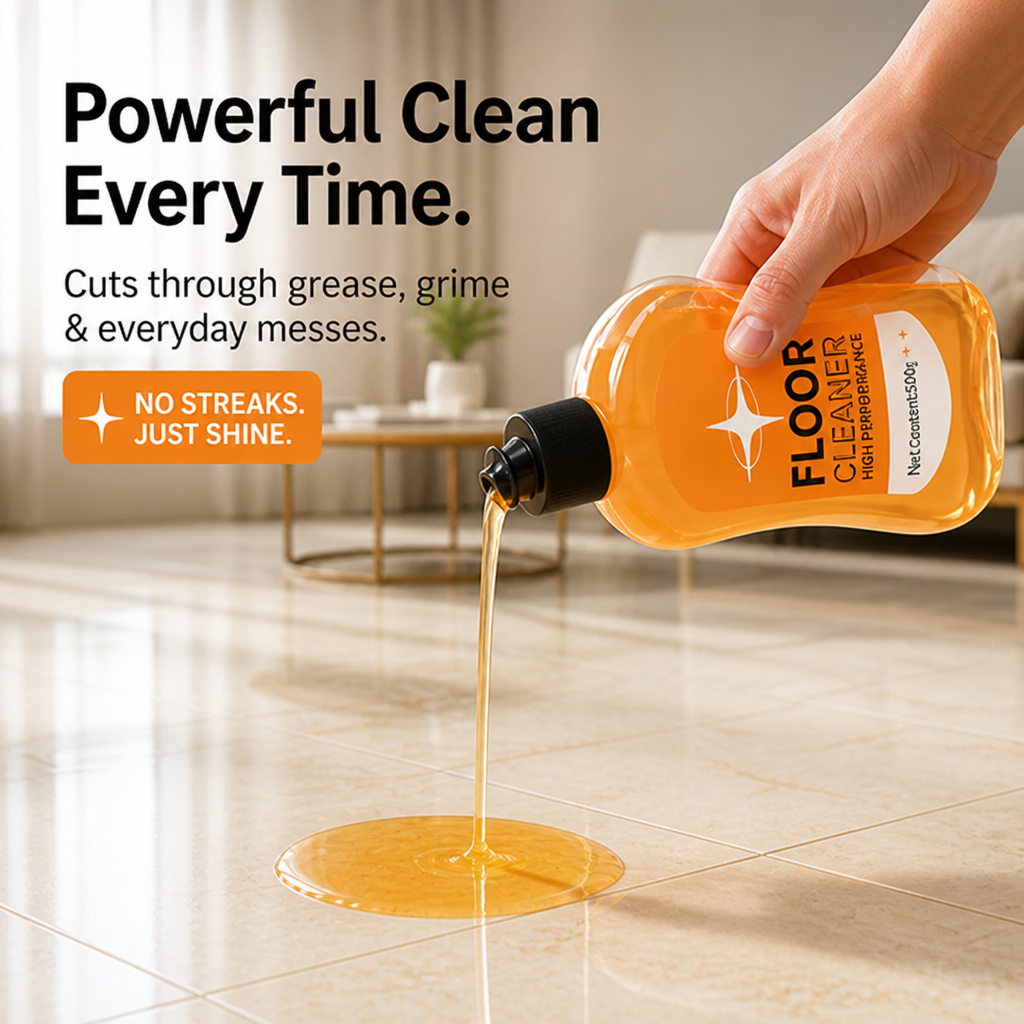CleanFlo™ — Walk Confidently on Floors That Glow with Pure, Safe Clean Power