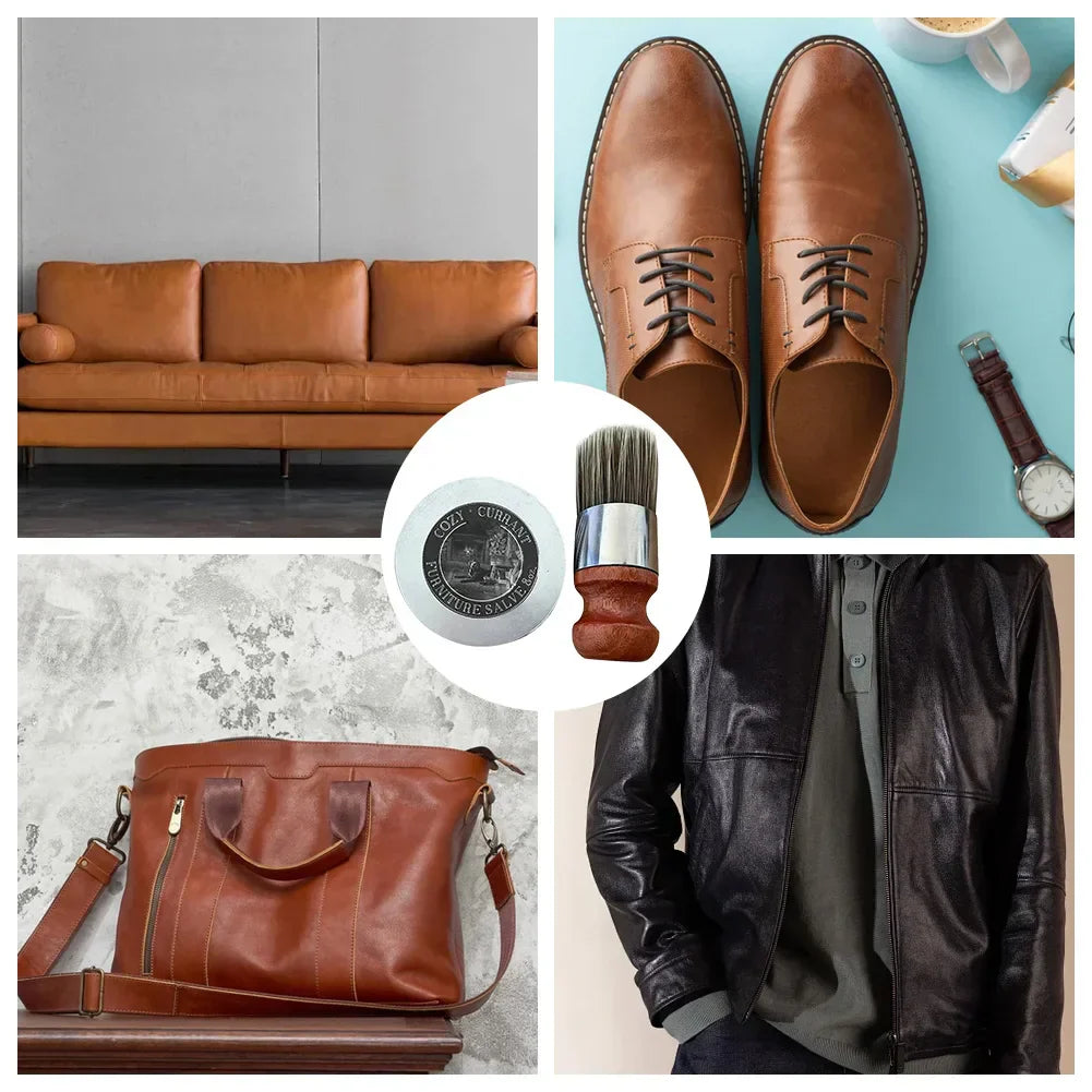 Natural Leather Reviver & Protector Balm 65ml