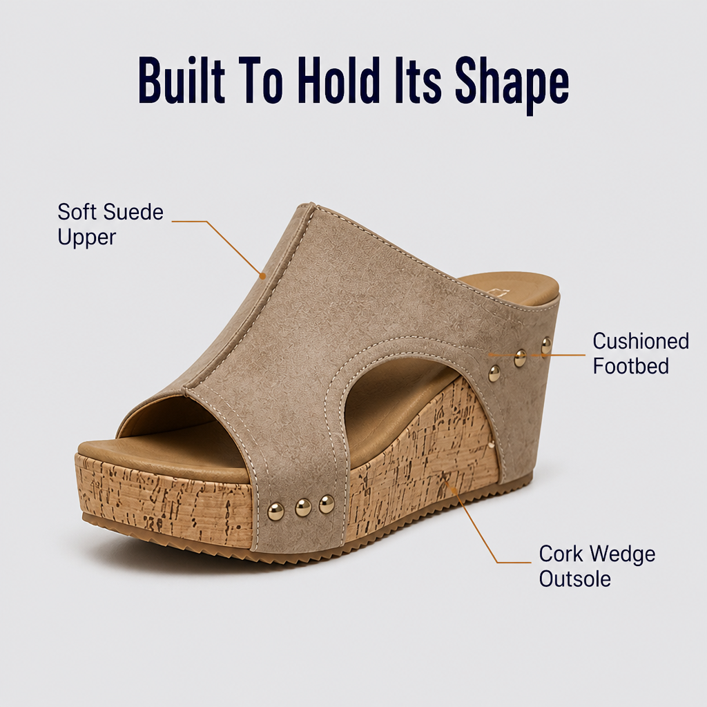 SolaraLuxe™ Wedge Sandals — Walk Pain-Free with Bold Style That Commands Attention