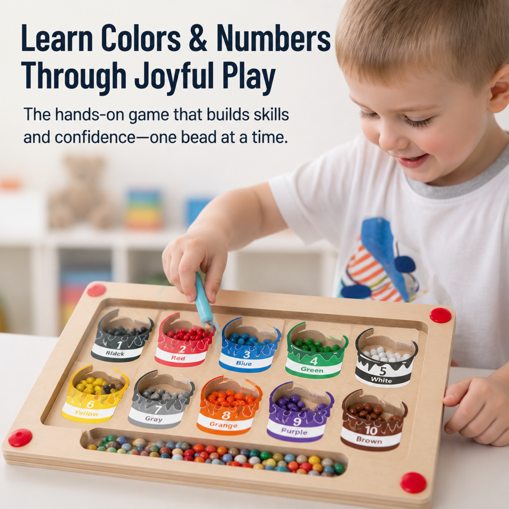 LuminoLoop™ — Ignite Your Toddler’s Confidence with Every Color and Number Mastered