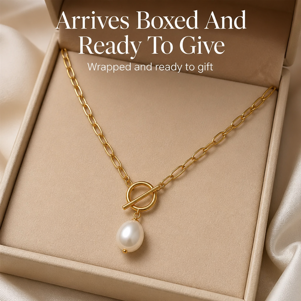 LumaPearl™ Necklace — Own Every Moment with Unstoppable Shine and Style