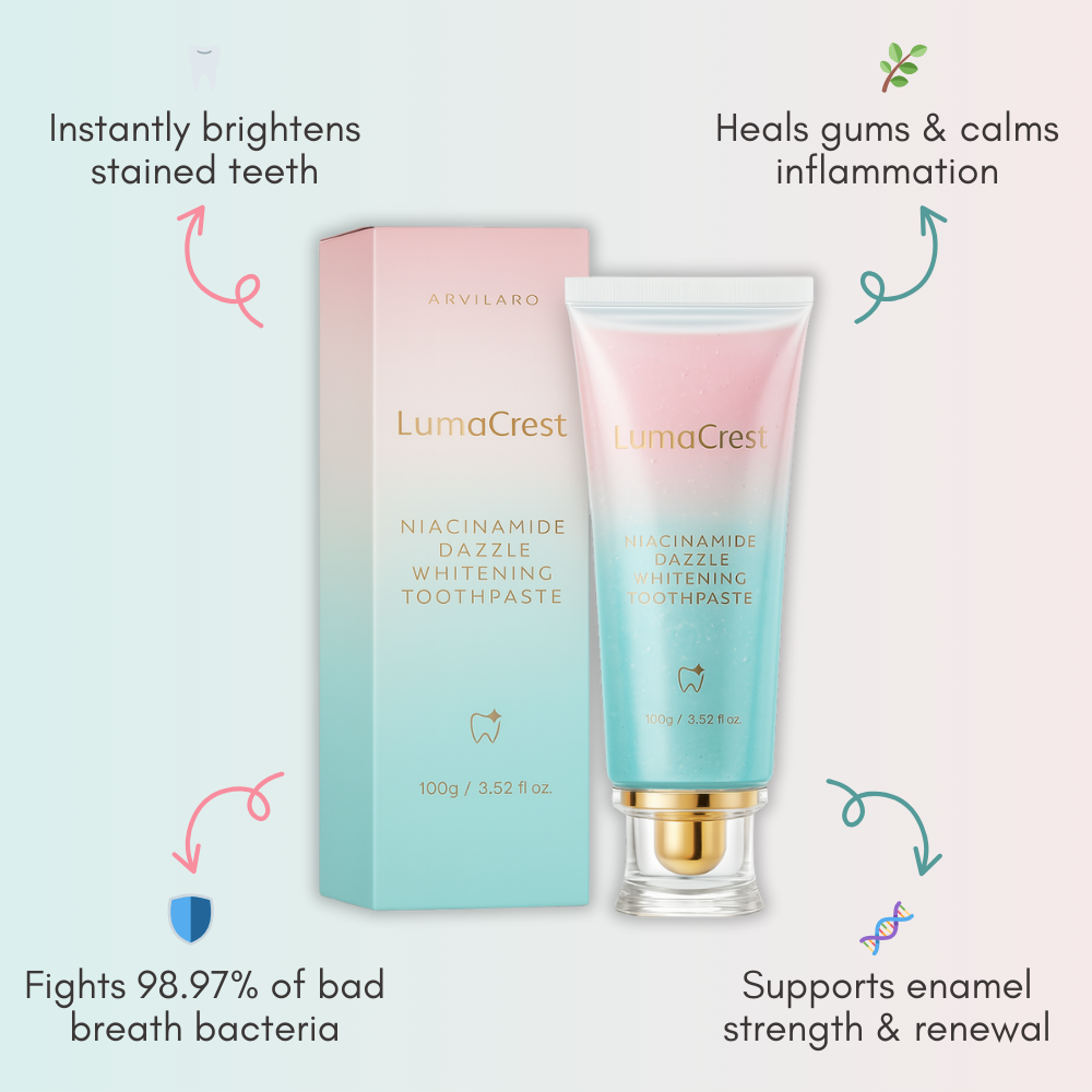 LumaCrest™ — Unleash a Radiant Smile and Heal Your Gums for Lasting Confidence